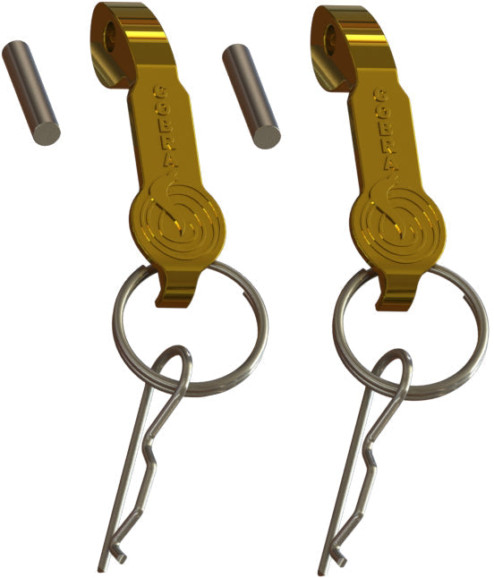 HRPB-400 by Campbell Fittings | Cam & Groove Handle, Ring & Pin | 4" Ring/Pin | Handle: Brass | Steel