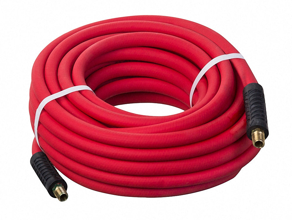 HS1234-04X25 Kuri-Tec by Kuriyama | TUNDRA-AIR® | HS1234 Series | High Grade Low Temperature Air Hose Assembly | 1/4" ID | 1/4" x 1/4" Male NPT | Red | 25ft Length
