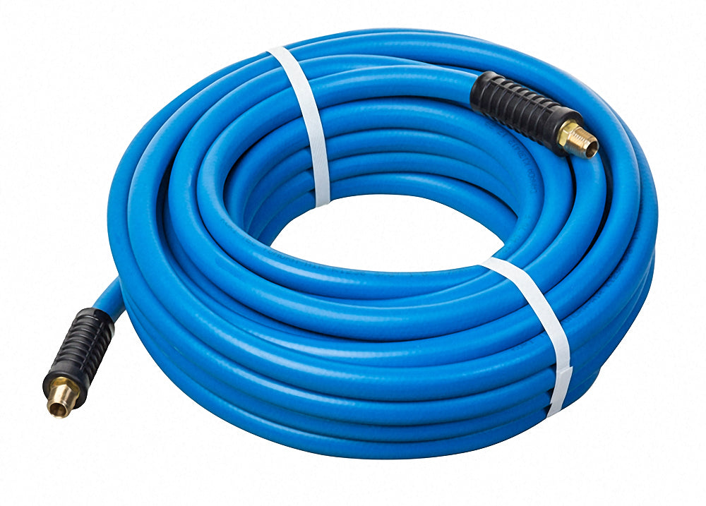 HS1236-06X100 Kuri-Tec by Kuriyama | TUNDRA-AIR® | HS1236 Series | High Grade Low Temperature Air Hose Assembly | 3/8" ID | 3/8" x 1/4" Male NPT | Blue | 100ft Length