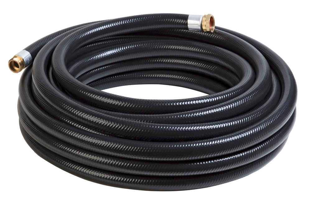 HS2163HDW-12X50 Kuri-Tec by Kuriyama | HS2163HDW Series | Black Contractors PVC Water Hose Assembly | 3/4" ID | 3/4" Male GHT x 3/4" Female GHT | 50ft Length