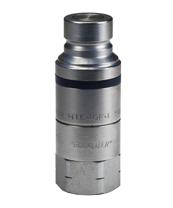 HTE4OF4 by Dixon Valve | Hydraulic Quick Disconnect Coupling | HTE-Series | ISO 16028 Connect Under Pressure Flushface Plug | 1/2" Female ORB x 1/2 Body Size | Plug | Steel