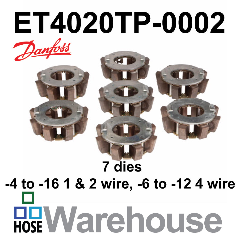 ET4020TP-0002 Aeroquiop by Danfoss | Die Package for -4, -6, -8, -12, -16 Braided and -6, -8, -10, -12 Spiral