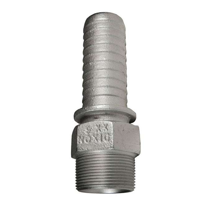 HY16 by Dixon Valve | Hydraulic Hose Stem | 2" Male NPTF x 2" Hose ID | Plated Iron