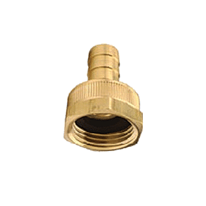 B-588-0812C Breco by Foster | 1/2" Hose Barb x 3/4" Female GHT | Swivel | Straight | Brass