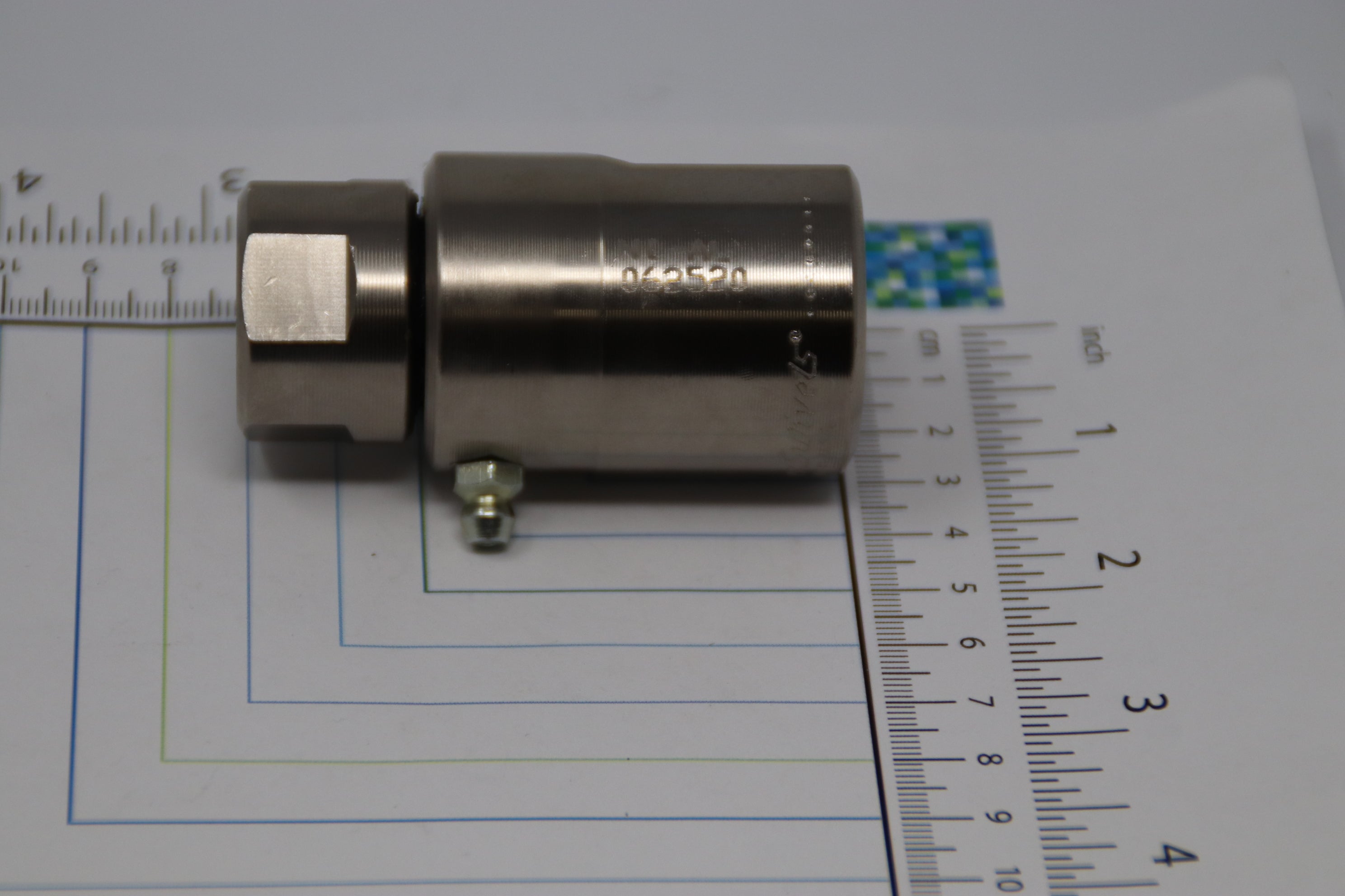 9SS8FP50XFP50-Ni-AL by Super Swivel | 5024-Ni-AL | 1/2-14 Female Pipe NPTF x 1/2-14 Female Pipe NPTF | 0.530" Through Hole | 90° Elbow | Electroless Nickel | AFLAS Seal