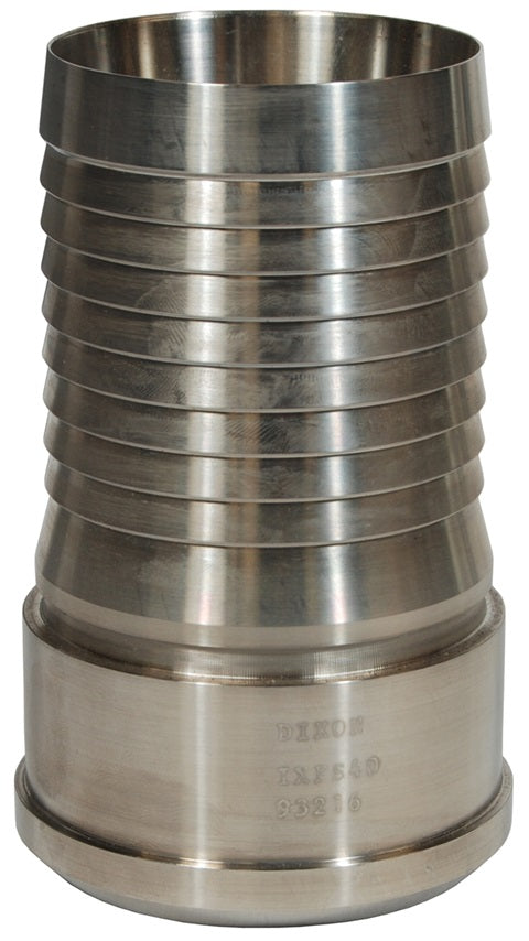 IXFS48 by Dixon Valve | Holedall® Internal Expansion (IX) Sanitary Hose Stem | Bevel Seat x 3" Hose ID | 304 Stainless Steel