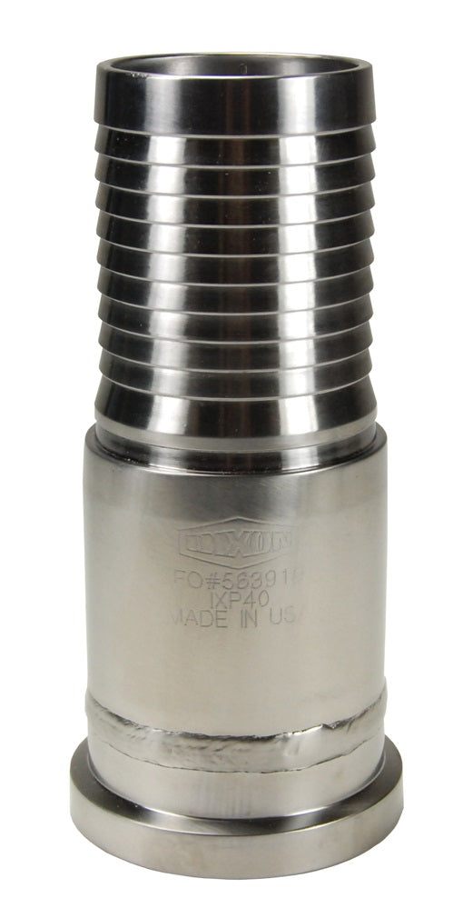IXH32 by Dixon Valve | Holedall® Internal Expansion Raised End Stem | Heavy Duty | 2" Raised End x 2" Hose ID | Carbon Steel