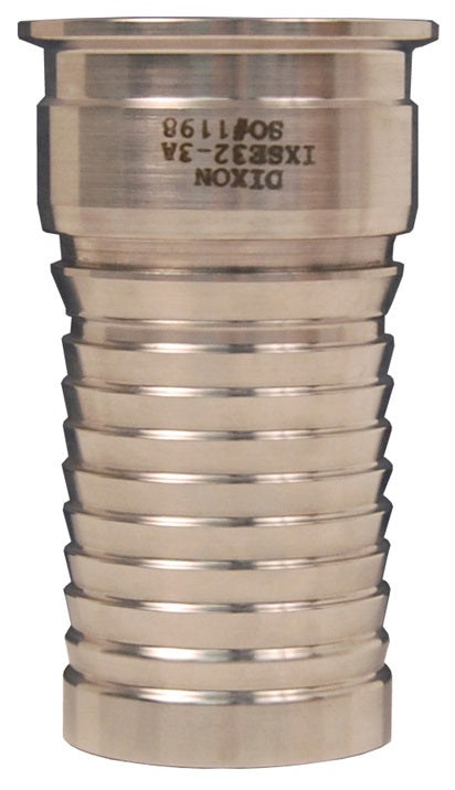 IXSE24-3A by Dixon Valve | Holedall® CIP Internal Expansion (IX) Sanitary Hose Stem | Clamp End x 1-1/2" Hose ID | 304 Stainless Steel