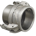 B600AL by Campbell Fittings | Insta-Lock™ | Cam & Groove Coupling | Type B | 6" Female Coupler x 6" Male NPT Thread | Aluminum