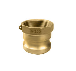A100B by Jason Industrial | 1" Cam and Groove | Part A | Male Adapter x Female NPT Thread | Brass