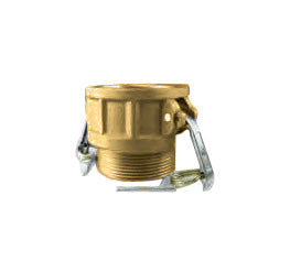 B400B by Jason Industrial | 4" Cam and Groove | Part B | Female Coupler x Male NPT Thread | Brass