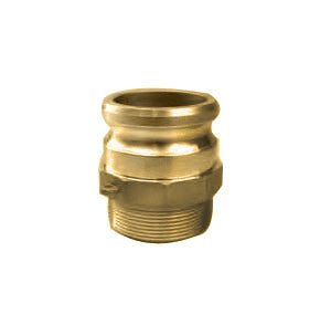 F400B by Jason Industrial | 4" Cam and Groove | Part F | Male Adapter x Male NPT Thread | Brass