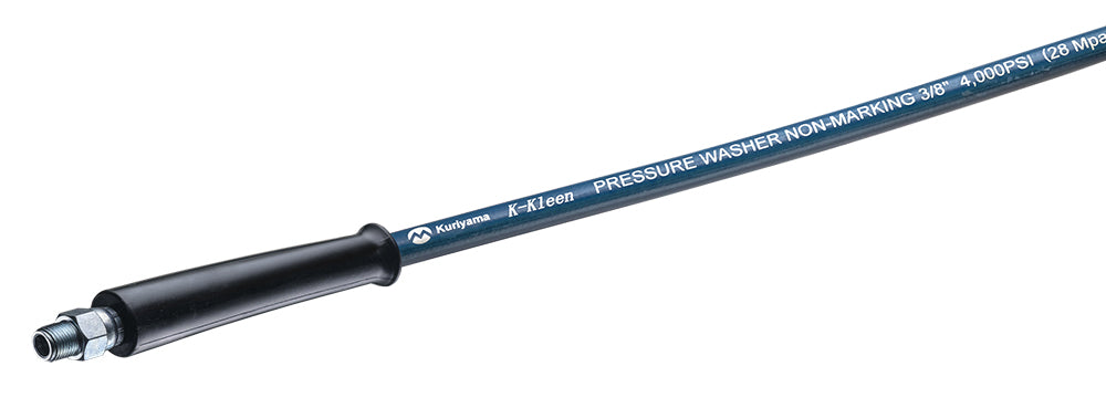 KK4PW06BUMMSX100 Alfagomma by Kuriyama | KK4PW™ Series | K-Kleen™ Pressure Washer Hose Assembly | Rigid Male NPT x Swivel Male NPT Ends | 3/8" ID | 0.61" OD | 4000 PSI | Blue | 100ft