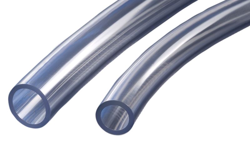 K018-0609X100 Kuri Tec® by Kuriyama | Klearon™ 68 | K018 Series | Medical & Food Grade Clear PVC Tubing | 3/8" ID | 9/16" OD | 3/32" Wall Thickness | 100ft Length