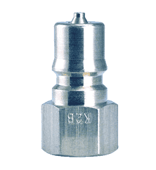 K8S/S-103 by ZSi-Foster | Quick Disconnect | FHK Series | 1" Two Way Shut Off | EPDM Seal | 1" x 1" Plug | 303 Stainless Steel
