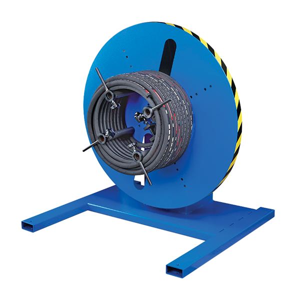 KCOIL1V-M by Kuriyama | Vertical Manual Hose Coiler | 41.7" Hose Holder Diameter | 43.3" L x 39.3" W x 45.4" H | 530 lbs Max Load