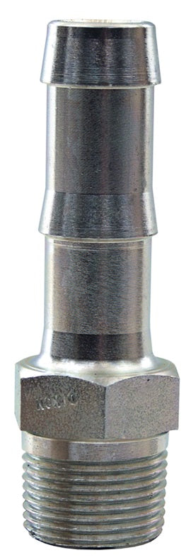 KHN642 by Dixon Valve | King Steel Hex Nipple | For Two Clamps | 1/2" Male NPT x 3/4" Hose ID | Plated Steel