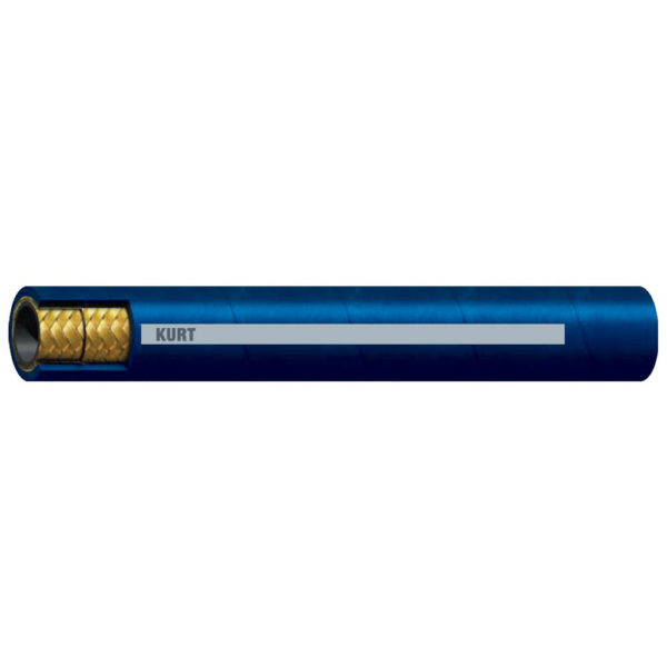 KHTR16S-06 by Kurt Hydraulics | KHTR16S Series | 0.375in ID x 0.68in ID | 4800 MAWP | 2-Wire Hydraulic Hose with Synthetic Rubber Tube and Synthetic Rubber Cover | USCG | Blue | 450ft Reel
