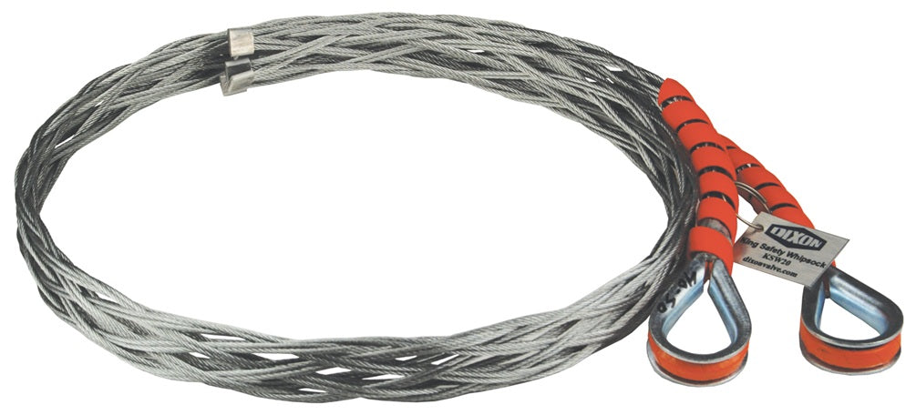 KSW20 by Dixon Valve | King Safety Whipsock | 1-1/4" Size | 1.575" - 1.969" OD Range | 38.19" Length | Galvanized Carbon Steel