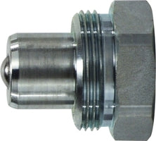 KZEB38PF by Midland | Hydraulic Quick Disconnect | Thread Lock Hydraulic Jack Plug | 3/8" Body Size | 3/8" Female NPT | Steel