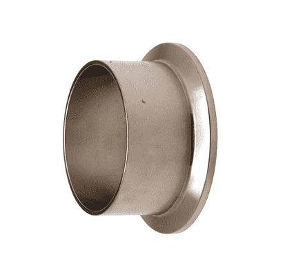 L14AM7-G800 Dixon Valve 304 Stainless Steel Sanitary Long Weld Ferrule - 8" Tube OD - Pack of 10