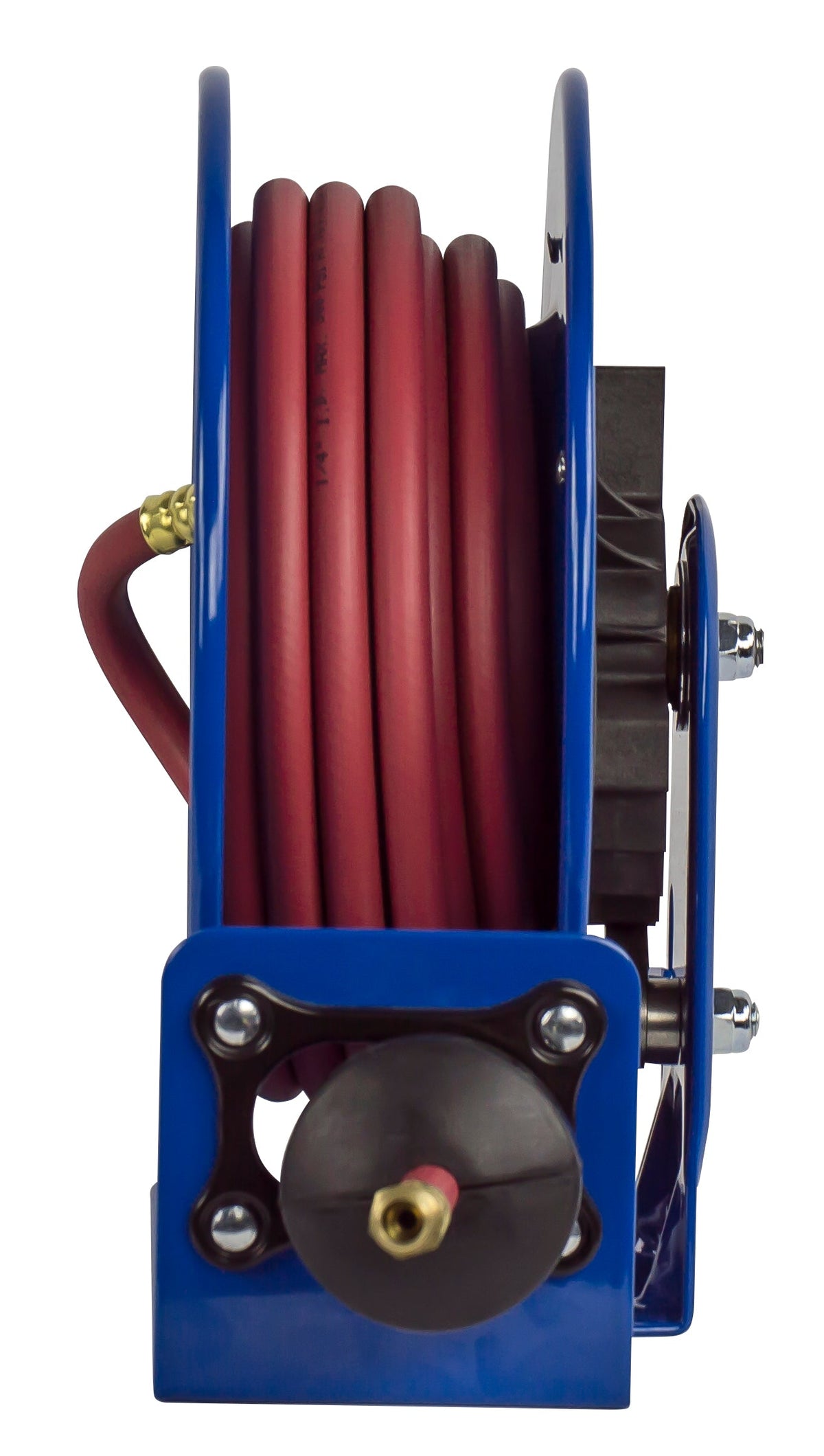LG-LP-115 by Coxreels | LG Series | 300 PSI Spring Driven Hose Reel | 1/4" Hose ID, 1/4" FNPT Inlet x 1/4" MNPT Hose End | Steel | 15ft PVC Hose Included