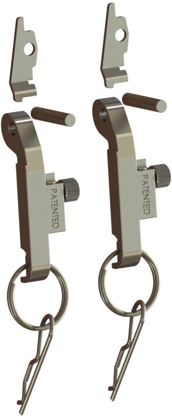 LHRPSS-200 by Campbell Fittings | Standard Cam & Groove | Locking Handle Kit | 1-1/4", 1-1/2" & 2" Ring/Pin/Lock Handle | Stainless Steel