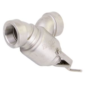LSS300-06 by Banjo | Line Strainer with 3" 6 Mesh Screen | 200 PSI | Gasket: EPDM | 304 Stainless Steel