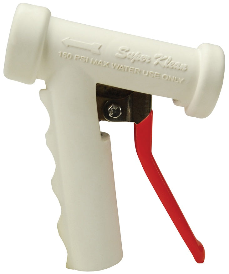 LWSG-W by Dixon Valve | Lite Washdown Spray Nozzle | 3/8" Female NPT Inlet | White Cover | Brass