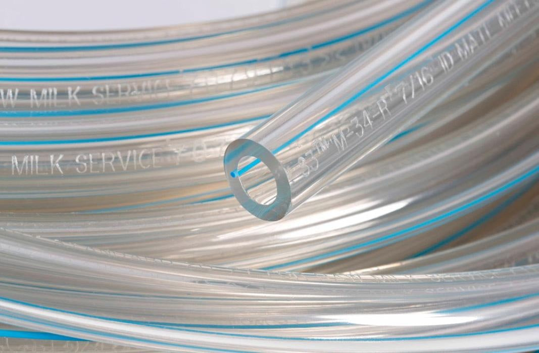 ACK37061 Tygon® by Saint Gobain | M-34-R | Raw Milk Tubing | 7/8" ID x 1-3/8" OD x 1/4" Wall | 300' Package Length