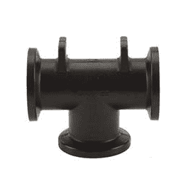 M100TEE by Banjo | Manifold Flange Connections | 1" Flanged | Tee | 300 PSI | Pack of 10