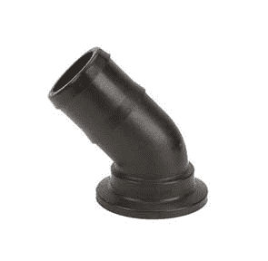 M200BRB45 by Banjo | Manifold Flange Connections | 2" Flange x 2" Hose Barb | 45° Elbow | 300 PSI | Pack of 10