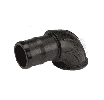 M300BRBSWP90 by Banjo | Manifold Flange Connections for Sweeps | 3" Flange x Hose Shank | 225 PSI