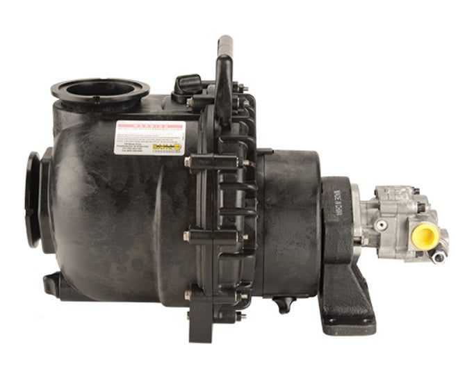 M305PHYW by Banjo | Centrifugal Pump | 3" Manifold Wet Seal Pump with Hydraulic Motor | Polypropylene