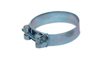 M8-74 by Midland | Buchanan M8 Maxi Clamp Standard | 74-79mm Size | 0.94" Width | Hose OD Range: 2.91" to 3.14" | Silver Zinc Plated Steel Band