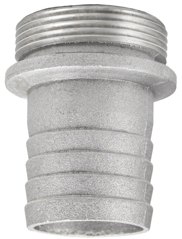 MA150 by Dixon Valve | King Short Shank Suction Hose Coupling | Male Fitting | 1-1/2" Male NPSM x 1-1/2" Hose ID | Aluminum