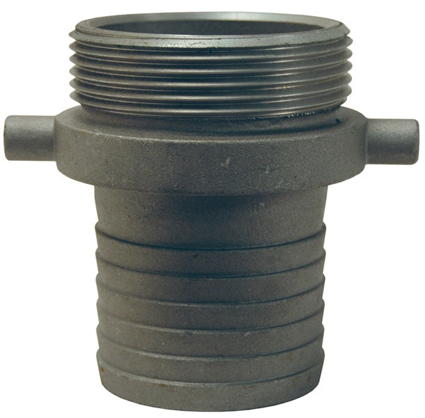 MA250N by Dixon Valve | King Short Shank Suction Hose Coupling | Male Fitting | 2-1/2" Male NST(NH) x 2-1/2" Hose ID | Aluminum