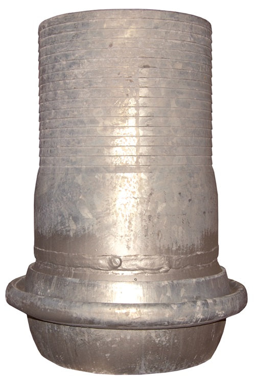 MC21112ST120 by Dixon Valve | Type A (Agri-Lock) Quick Connect Fitting | 12" Size | Male with Machined Hose Shank | Galvanized Steel