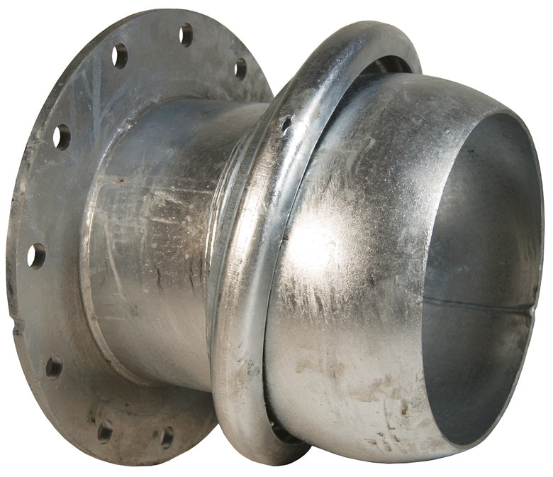 MC22210 by Dixon Valve | Type A (Agri-Lock) Quick Connect Fitting | 10" Size | Male with 150# ASA Flange | Galvanized Steel