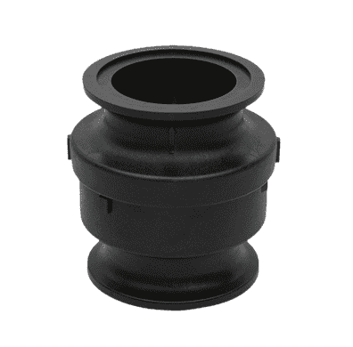 MCV300 by Banjo | Manifold Flange Connections for 3" Flanged Check Valve with 5 Ibs. | Flow: 3" | Gasket: EPDM | 200 PSI | Polypropylene