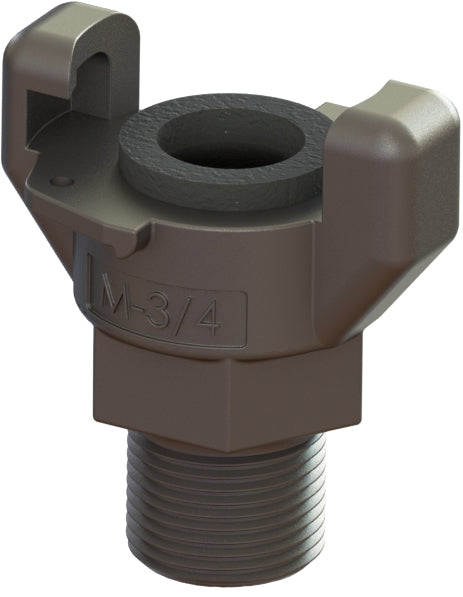 ME-25 by Campbell Fittings | Import Universal Coupling | 1/4" Male NPT Thread | Straight | Ductile Iron | Pack of 25