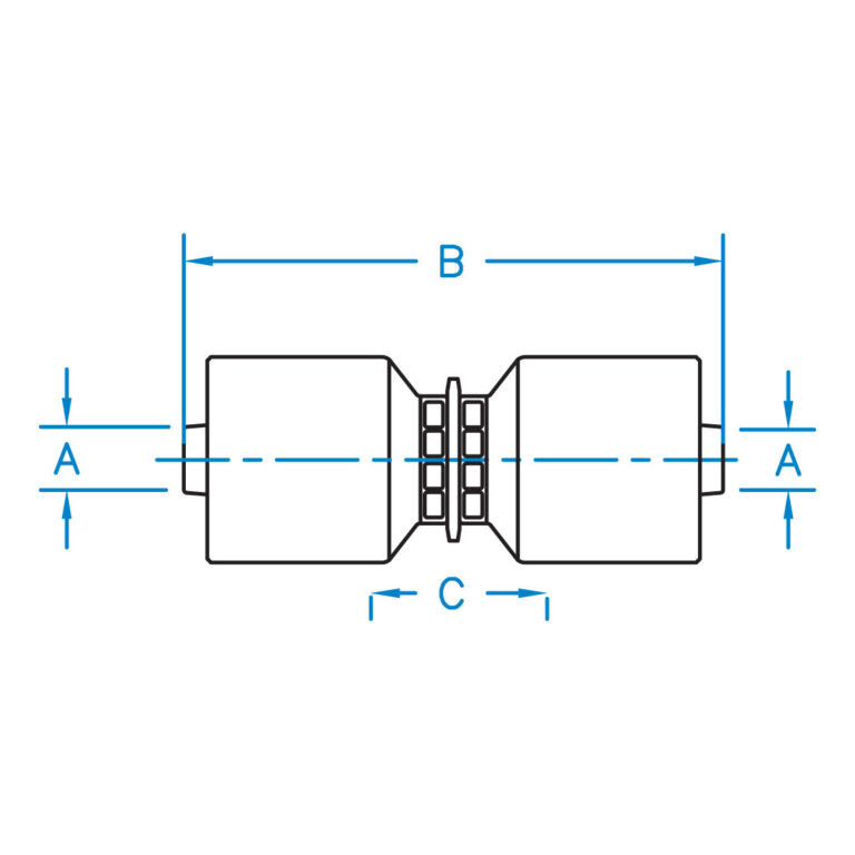 MENDER-08-W by Kurt Hydraulics | Hose Mender | for 1/2" Hose ID