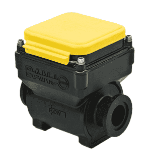 MFM100 by Banjo | Manifold Flange Connections | Flow Meter | Full Port | 1" Flange End x 1" Flange End | GPM: 110 | 200 PSI | Polypropylene
