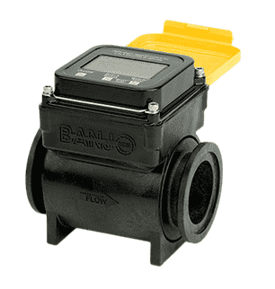 MFM220 by Banjo | Manifold Flange Connections | Flow Meter | Full Port | 2" Flange End x 2" Flange End | GPM: 300 | 200 PSI | Polypropylene