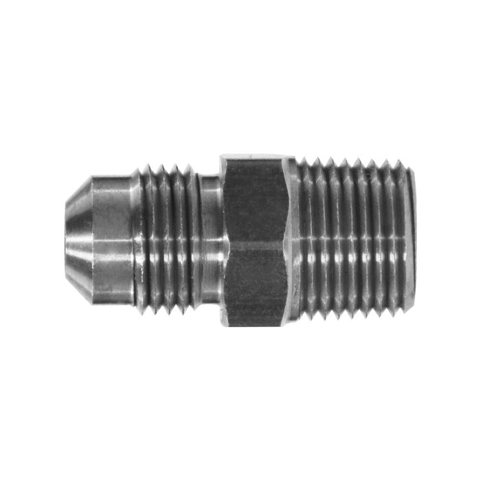 10264SS by Midland | SAE 45° Flare Fitting | 3/8" Male SAE 45° Flare x 3/8" Male NPTF | Adapter | Stainless Steel