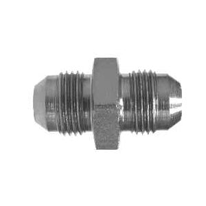 2403LH12 by Midland | Hydraulic 37° JIC Union Adapter | Large Hex | 3/4" Male 37° JIC x 3/4" Male Pipe | Steel