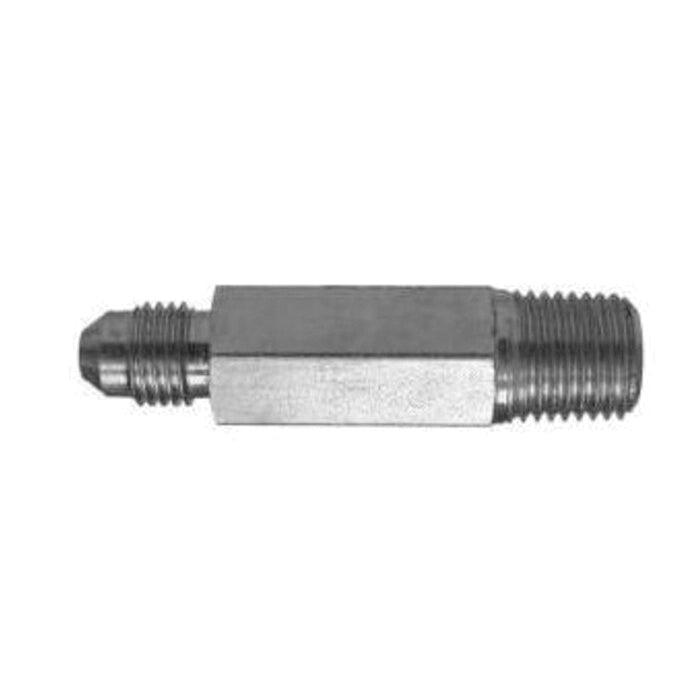 2404L108 by Midland | Hydraulic Adapter | JIC to Male Pipe | Long | 5/8" Male 37° JIC x 1/2" Male NPTF | Steel