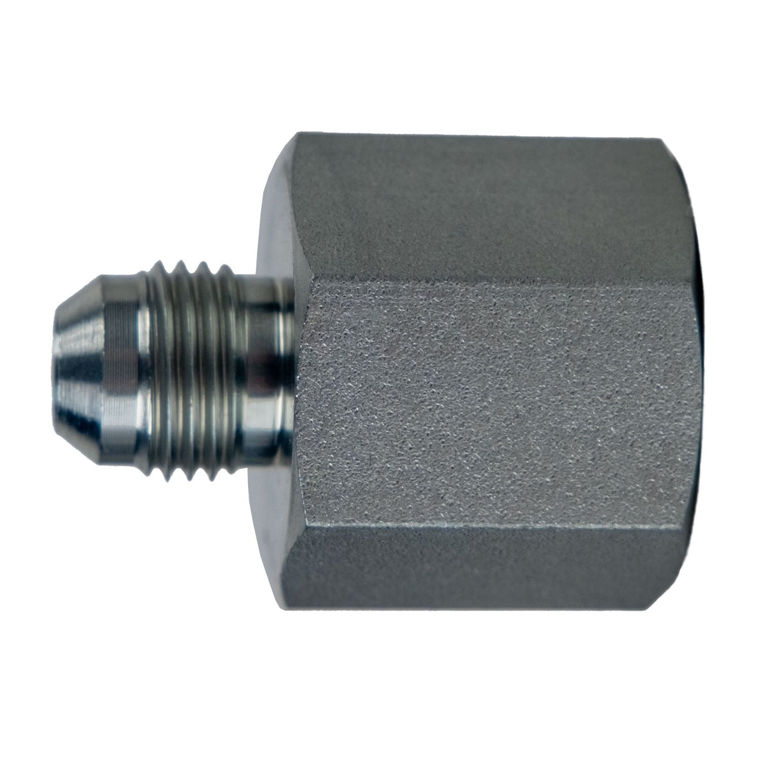 7003-06-08 by Midland | Hydraulic Adapter | 3/8" Male 37° JIC x 1/2" Female BSPP | Steel