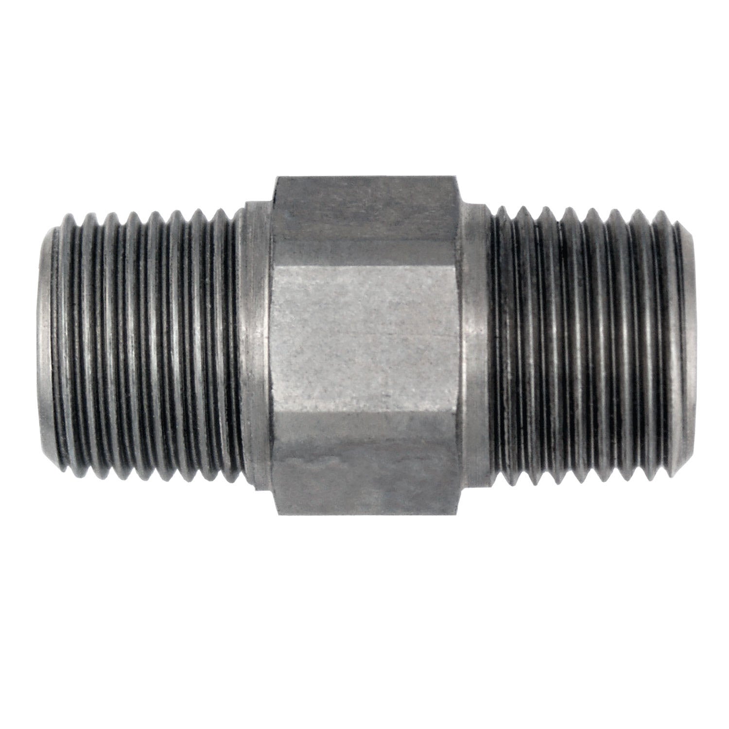 7030-16-16 by Midland | Hydraulic Adapter | 1" Male BSPT x 1" Male NPT | Steel