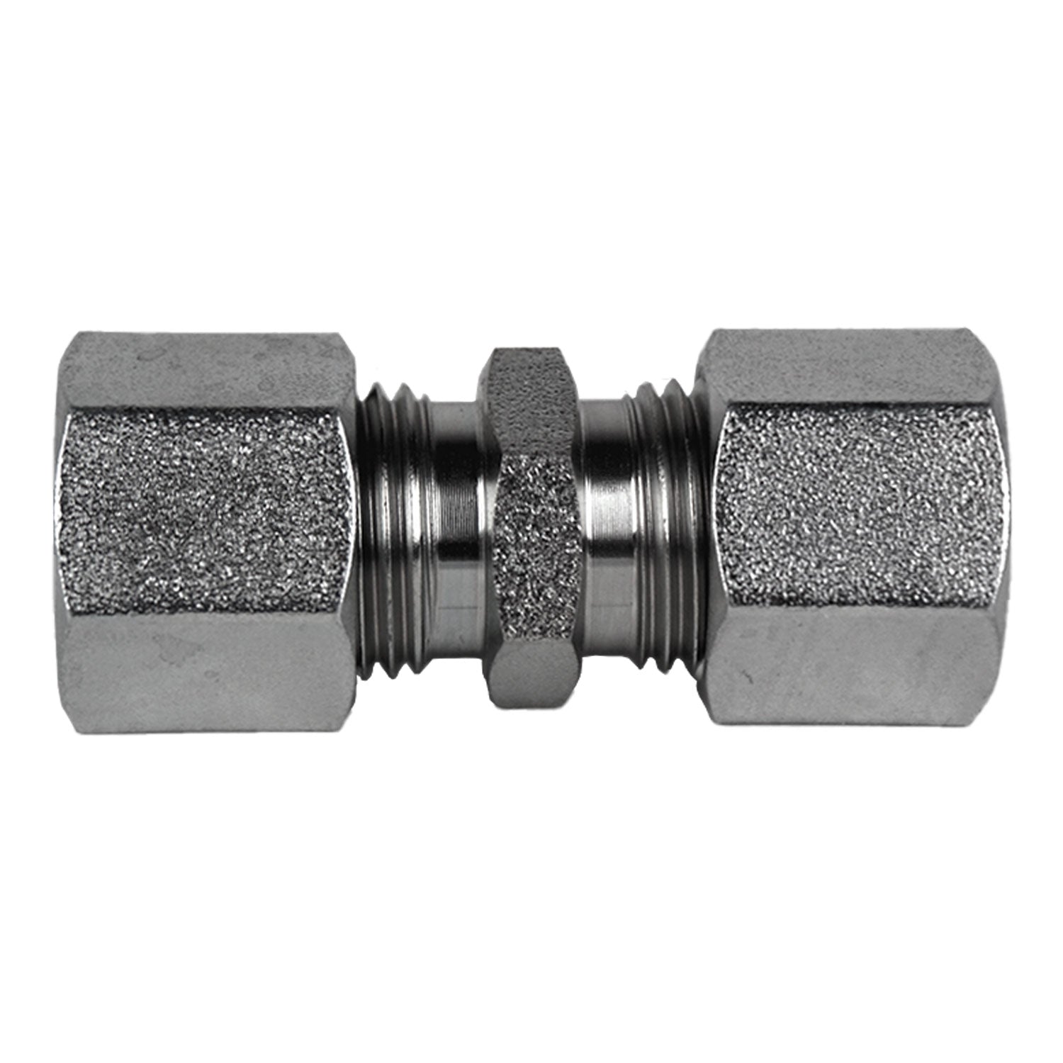 D2403-L12-L08 by Midland | Hydraulic Metric Compression Fitting | DIN Union | Light | L12 Tube OD x L08 Tube OD | Steel